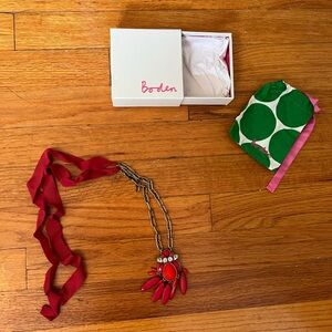 Boden Red Holiday Mittens Accessories